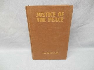 Justice Of The Peace By Frederick Niven 1923