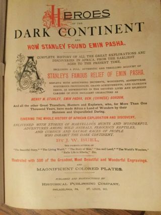 1889 Heroes Of The Dark Continent