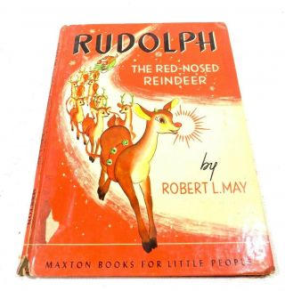 Vintage Rudolph The Red Nosed Reindeer By Robert L.  May 1939