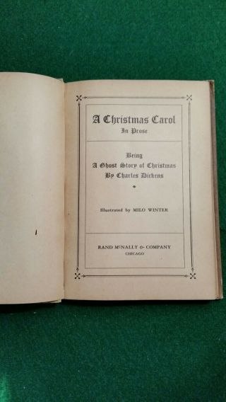 (1938) A Christmas Carol In Prose By Charles Dickens Illustrated By Milo Winter