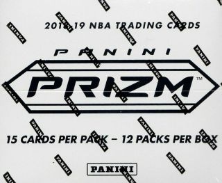 2018 - 19 Panini Prizm Basketball Cello Box