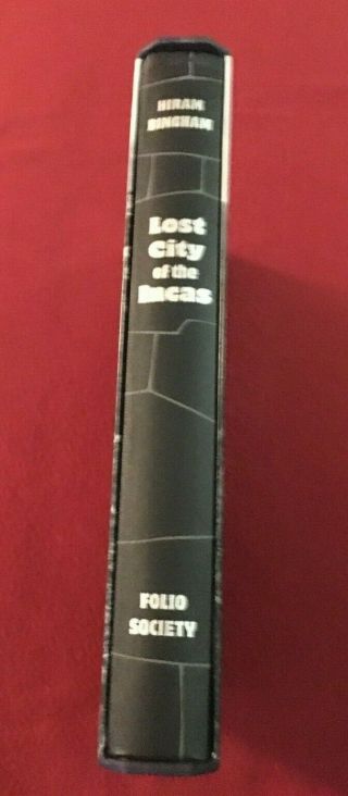 Lost City Of The Incas Folio Society Hardcover With Slipcase By Hiram Bingham