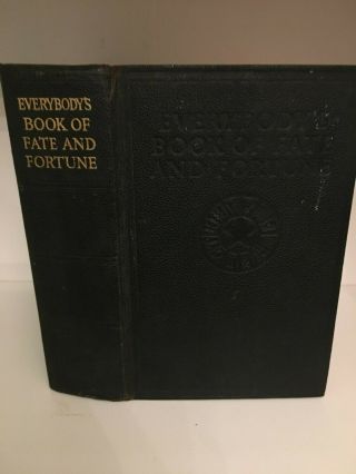 Everybodys Book Of Fate And Fortune By Edward Lyndoe 1935