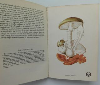 Poisonous Fungi book King Penguin 1945 first edition vintage 1940s toadstools HB 3