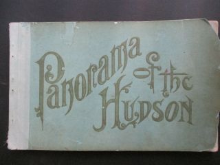 Panorama Of The Hudson Both Sides Of River From Ny To Poughkeepsie 1910
