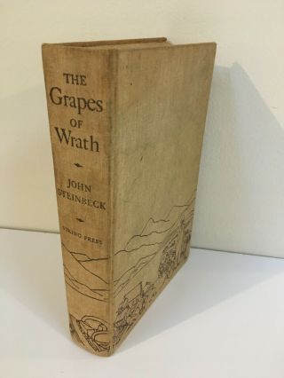 The Grapes of Wrath by John Steinbeck 1939 1st Edition,  7th Printing - Viking 3