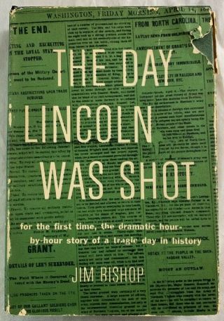 Signed John Steinbeck Wife Elaine / The Day Abraham Lincoln Was Shot / Bishop