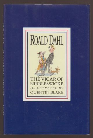 Vg 1991 Hc Dj First Ed Roald Dahl Vicar Nibbleswicke Quentin Blake James Peach