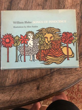 Songs Of Innocence By William Blake Illustrations By Ellen Raskin Vintage 1966
