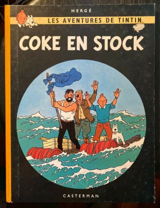 Les Adventures De Tintin - Coke En Stock - Hc - 1963 - 1st Edition - French Text