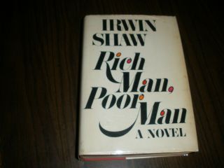 Rich Man,  Poor Man By Irwin Shaw,  (1970) 1st Printing Hardcover W/ Dj (b3)