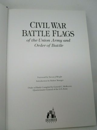 Civil War battle Flags of the Union Army and Order of Battle Book 1997 2