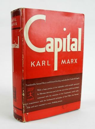 Capital By Karl Marx - Modern Library Giant - G26