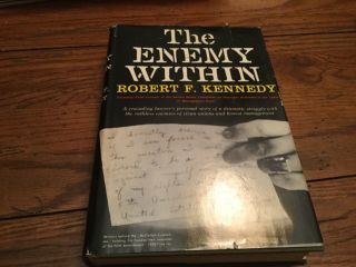 The Enemy Within By Robert F.  Kennedy 1st Edition (stated) 1960 Hcdj