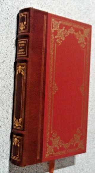 1st Edition - - A Farewell To Arms - Ernest Hemingway - Quarter Leather,  Gilt Finish