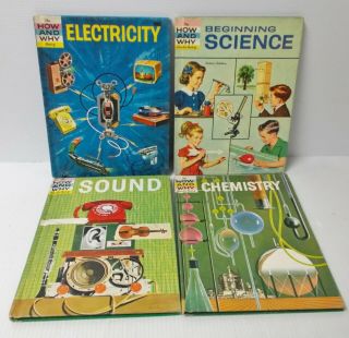 The How And Why Book Of Electricity Sound Chemistry Beginning Science 1960 
