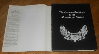 1968 The Amorous Drawings of the Marquis Von Bayros Part I & Part II Erotic Art 2