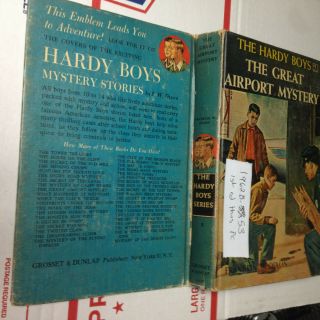 Ot Hardy Boys 9 The Great Airport Mystery 1962b - 53 1st Print Pc Edition $1 Box