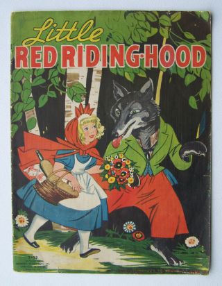 1937 Little Red Riding Hood,  Merrill Pub. ,  Illus.  By Maginal Wright Barney