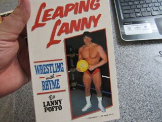 Larry Poffo Leaping Lanny Wrestling With Rhyme 1st Edition Shape