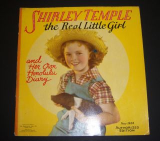 Shirley Temple Real Little Girl & Her Own Honolulu Diary 1938,  Saalfield Publ.