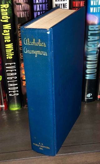 1955 Alcoholics Anonymous Big Book Second Edition 16th Printing Hc Good Freeship