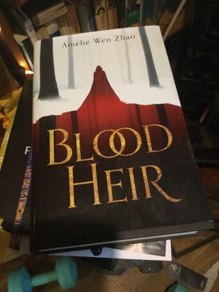 Illumicrate Blood Heir,  Signed & Sprayed Pages Amelie Zhao