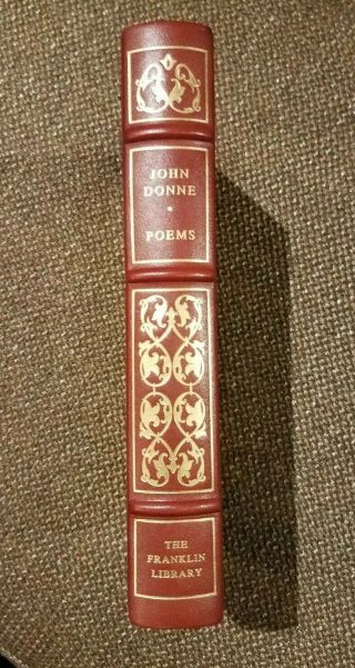Pristine Unread John Donne Poems Franklin Library 100 Greatest Books Limited Ed.