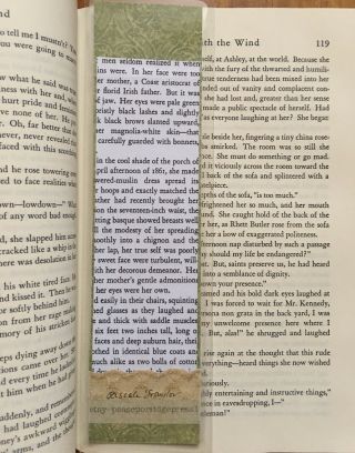 Gone with the Wind by Margaret Mitchell,  Hardcover Book With Handmade Bookmark 2