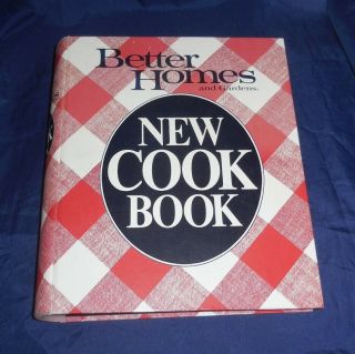 1984 Better Homes And Gardens Cookbook 9th Edition Plaid Cover 5 Ring Binder Vgc