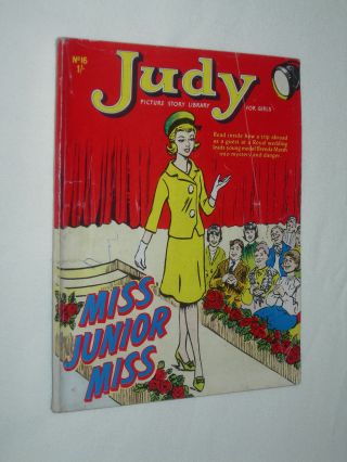 Judy Picture Story Library For Girls Number 16 Miss Junior Miss 1964