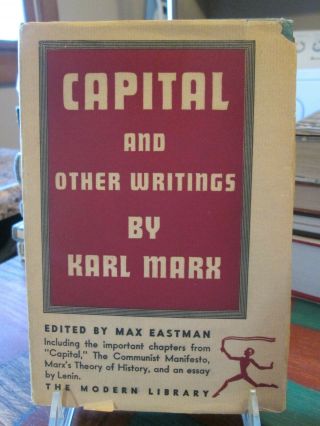 Capital And Other Writings By Karl Marx 1932 1st Edition