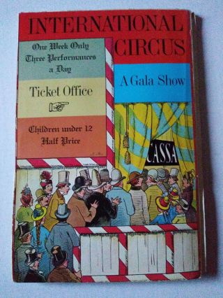 Lothar Meggendorfer’s ‘International Circus’,  Pop Up Book,  1979 1st pub.  in 1887 2
