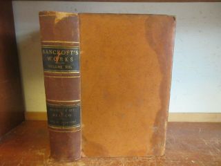 Old History Of Mexico Leather Book 1885 Texas Independence Mexican - American War