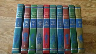 Colliers Junior Classics Young Folks Shelf Of Books – 10 Volume Set