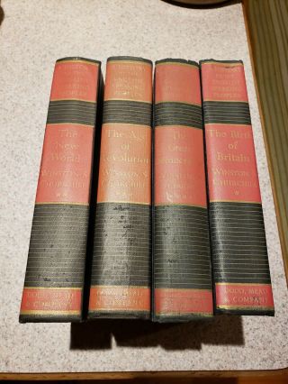 Winston S.  Churchill - A History Of The English Speaking Peoples - 1956 - 4 Volumes