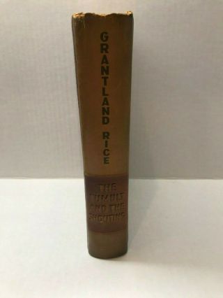The Tumult and the Shouting by Grantland Rice Memorial Edition 1954 1st Edition 2