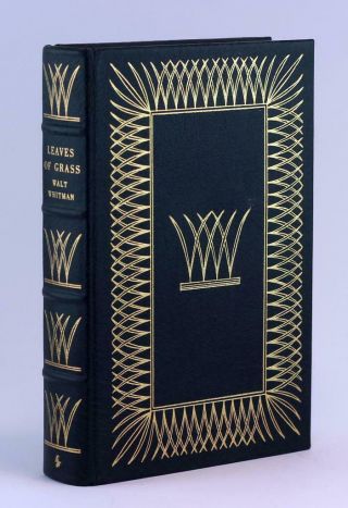 Easton Press Fine Leather 1977 Leaves Of Grass Walt Whitman Rockwell Kent