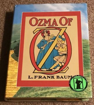Ozma Of Oz By L Frank Baum Facsimile Winthrope & Sons With Letter From Publisher
