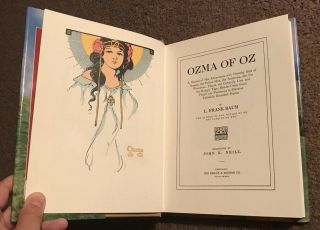 Ozma Of Oz by L Frank Baum Facsimile Winthrope & Sons WITH LETTER FROM PUBLISHER 2
