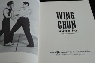 Wing Chun Kung - Fu,  by J.  Yimm Lee,  1972 paperback 3