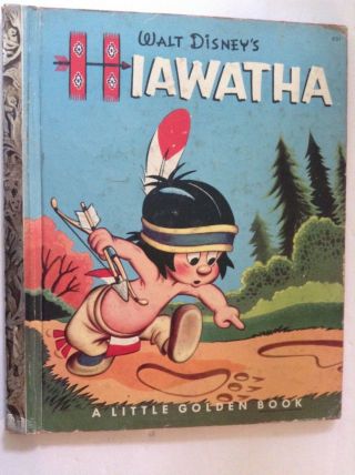 Vintage 1953 Walt Disney’s Hiawatha Little Golden Book