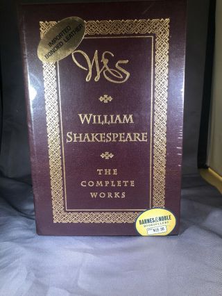 The Complete Of William Shakespeare Leather Bound Barnes & Noble 94