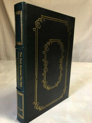 Easton Press David Mccullough The Path Between The Seas Panama Canal Leather