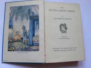 Elizabeth Goudge.  The Little White Horse.  1948 Hardback.  Carnegie Medal.  1st/2nd.