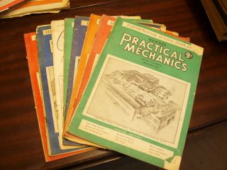 Practical Mechanics Magazines 1948,  7 Months See Desc.  For Missing Months