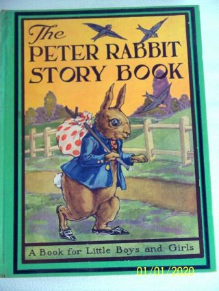 Vintage 1935 Book The Peter Rabbit Story Book A Book For Little Boys And Girls
