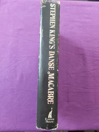 Stephen King Danse Macabre Very Rare US First Edition Hardback 2