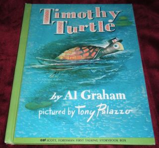 Timothy Turtle Al Graham Tony Palazzo Book,  Record 45 Scott Foresman Talking