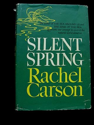 Silent Spring By Rachel Carson Bmc Hardcover,  Dj 1962